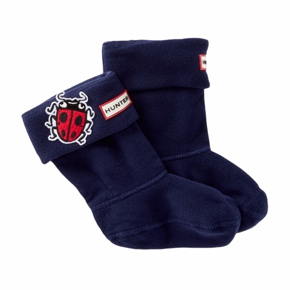 new Hunter ✪ Ladybug Patch ✪ Wellies Boot Socks ✪ Navy Girl’s Size XL 4 5 6 ✪ - Picture 7 of 8